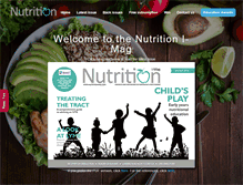 Tablet Screenshot of nutritionimag.com